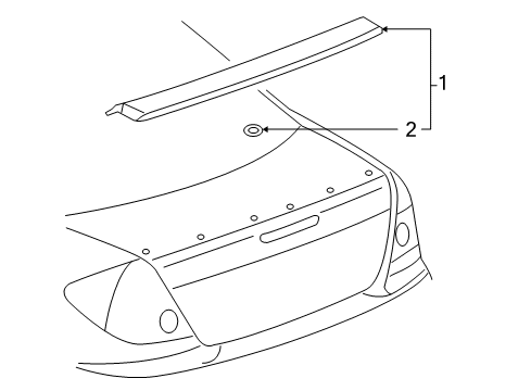 2007 Pontiac G6 Rear Spoiler Diagram