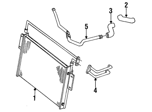 1990 Chevy Corvette Hose Diagram for 14084012