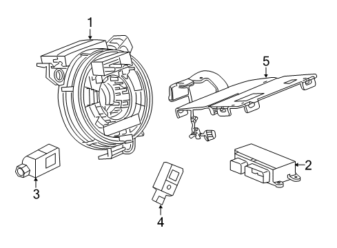 2018 Chevy Malibu Air Bag Components Diagram