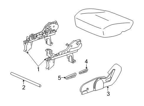 2007 Saturn Vue Tracks & Components Diagram 3 - Thumbnail