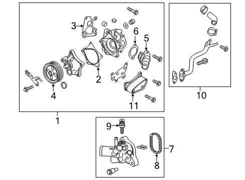 2022 Buick Encore Water Pump Diagram