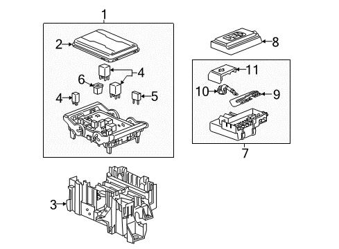 2014 Chevy Silverado 1500 Mini Fuse, Red Diagram for 19209799