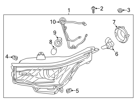 2017 GMC Acadia Bulbs Diagram 2 - Thumbnail