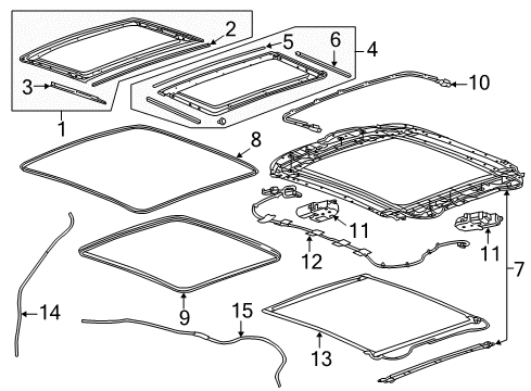 2019 Chevy Impala Sunroof Diagram