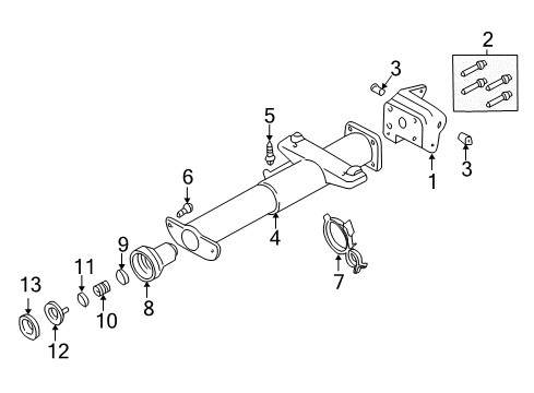 2000 Chevy Impala Housing & Components Diagram