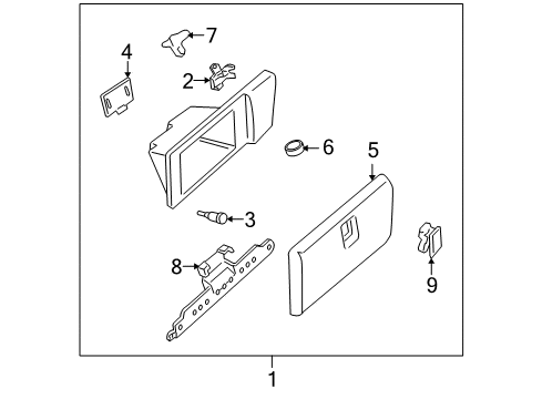 2006 Buick Terraza Glove Box Diagram