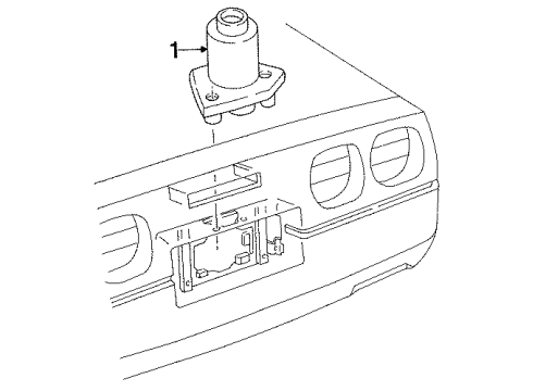 1994 Chevy Corvette License Lamps Diagram