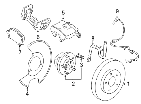 2014 Chevy Malibu Front Brakes Diagram