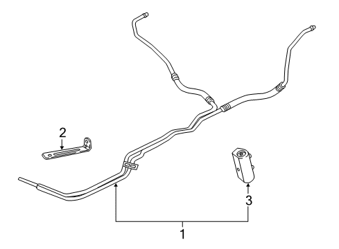 2017 Cadillac Escalade Trans Oil Cooler Diagram