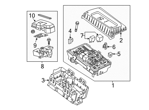 2014 Chevy Volt Fuse & Relay Diagram