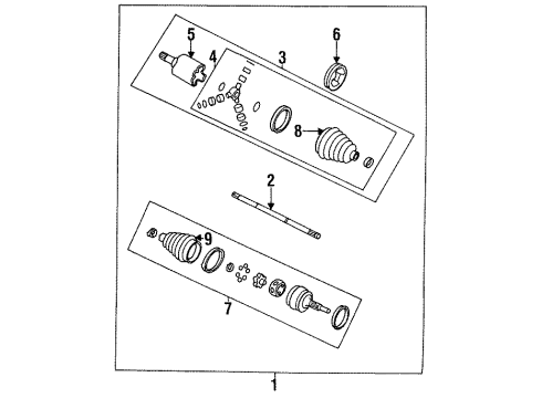 1997 Pontiac Bonneville Housing Assembly, Driver Side Diagram for 26060117