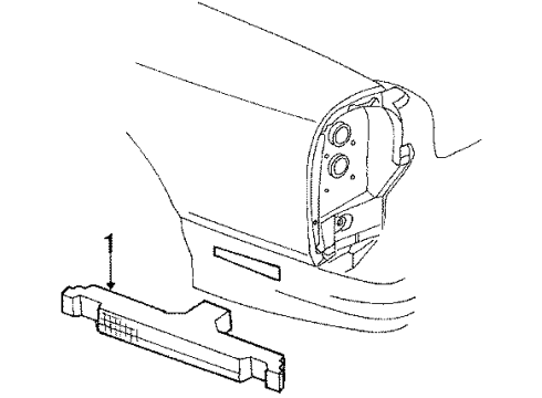 1988 Oldsmobile Cutlass Supreme Rear Lamps - Side Marker Lamps Diagram
