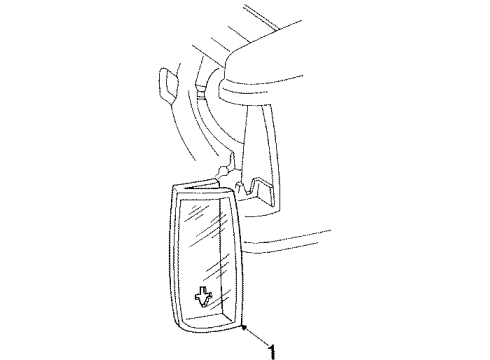 1990 GMC S15 Side Marker Lamps Diagram