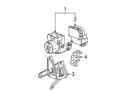 2007 Saturn Vue Anti-Lock Brakes Diagram 2 - Thumbnail
