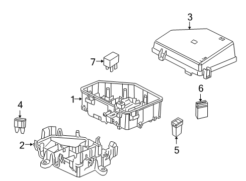 2008 Pontiac G8 Fuse Diagram for 92199305