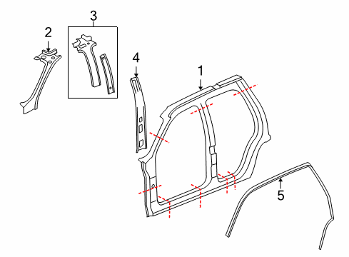 2012 GMC Yukon Uniside Diagram