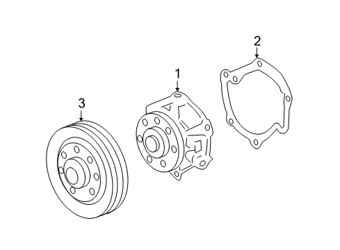 2011 Chevy Malibu Cooling System, Radiator, Water Pump, Cooling Fan Diagram 2 - Thumbnail
