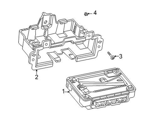 2023 Buick Envision Control Module Diagram for 13545362