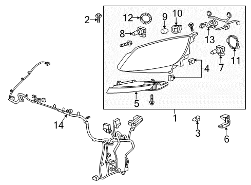 2015 Buick Verano Headlamps Diagram