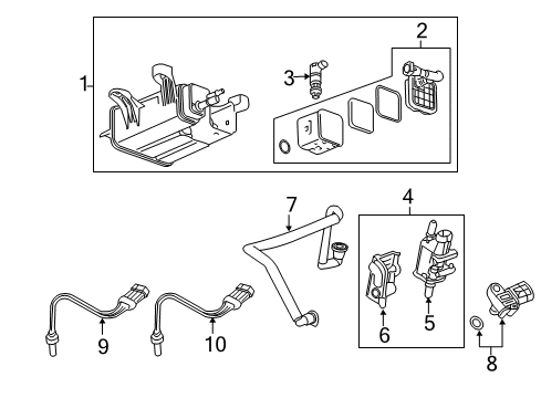 2012 Chevy Captiva Sport Emission Components Diagram
