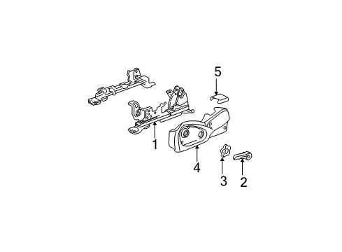 2009 GMC Envoy Tracks & Components Diagram 2 - Thumbnail