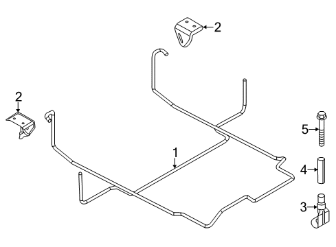 2016 Chevy City Express Spare Tire Carrier Diagram
