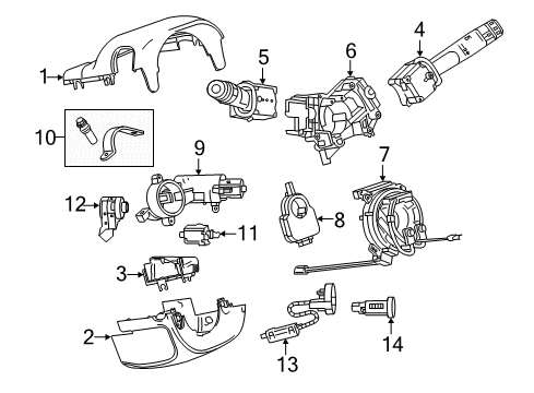 2015 Buick Regal Anti-Theft Components Diagram