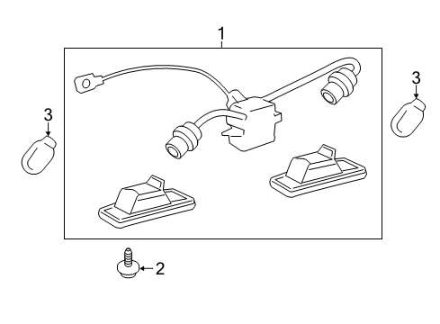 2015 Chevy Cruze License Lamps Diagram