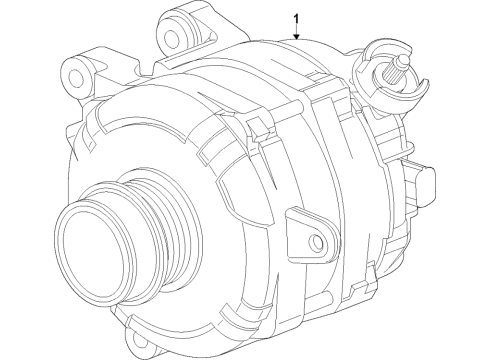 2022 Cadillac XT4 Alternator Diagram