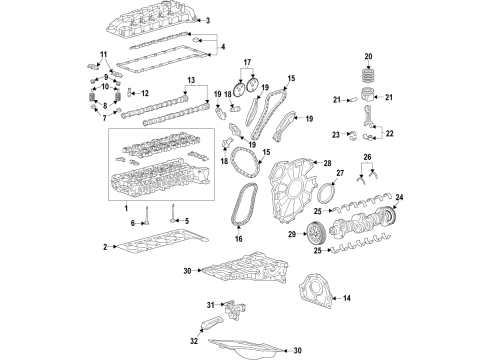 2021 GMC Sierra 1500 M.A.P. Sensor Diagram for 24000470