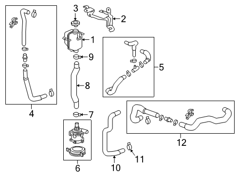 2018 Chevy Bolt EV Radiator & Components Diagram 2 - Thumbnail