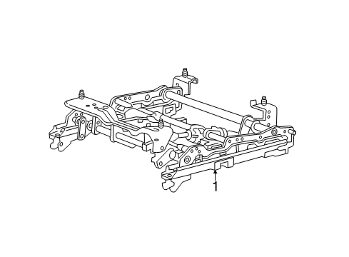 2007 Chevy Monte Carlo Power Seats Diagram 2 - Thumbnail