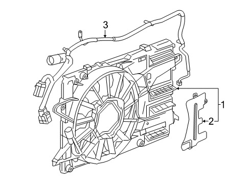 2016 Chevy Malibu Cooling System, Radiator, Water Pump, Cooling Fan Diagram 6 - Thumbnail