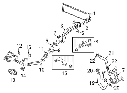 2020 Cadillac CT4 Hose & Tube Assembly Seal Diagram for 24237658