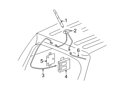 2009 Chevy Equinox Base Diagram for 25841609