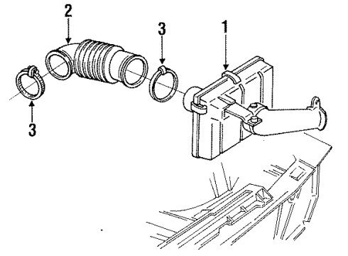 1991 Buick Park Avenue Air Intake Diagram