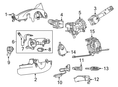 2017 Buick Cascada Anti-Theft Components Diagram