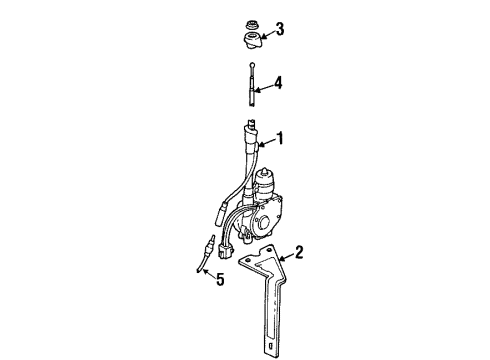 1992 Pontiac Bonneville Cable Diagram for 12103330