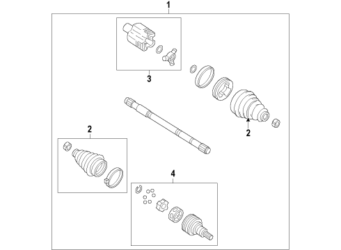 2014 Chevy Malibu Front Axle Shafts & Joints, Drive Axles Diagram