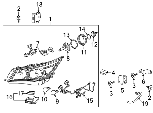 2012 Buick LaCrosse Control Module Diagram for 20994168