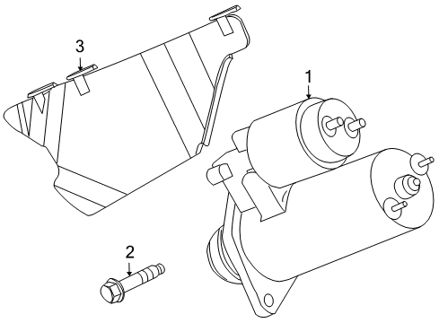 2010 Cadillac CTS Starter, Electrical Diagram 2 - Thumbnail