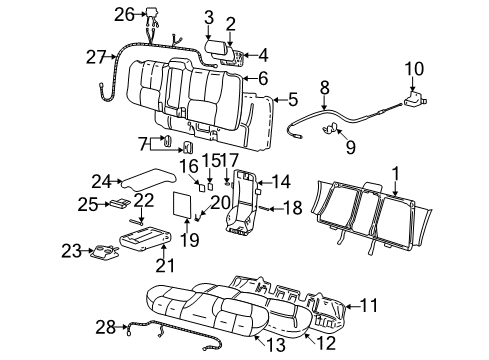 1998 Cadillac Seville Switch Diagram for 25692452