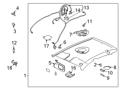 2005 Chevy Cavalier Lamp Switch Diagram for 12124756