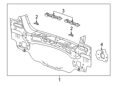 2016 Buick Encore Rear Body Diagram