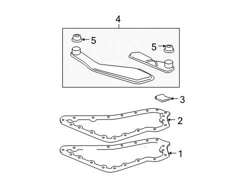2007 Cadillac DTS Transaxle Parts Diagram