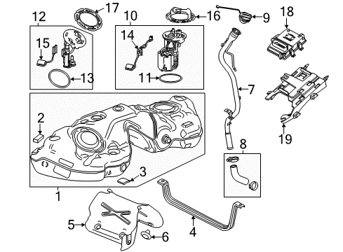 2013 Cadillac ATS Fuel Supply Diagram