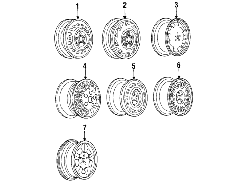 1997 Oldsmobile 88 Wheels Diagram