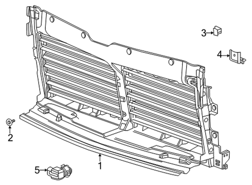 2021 GMC Yukon Front Panel Diagram
