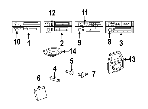 1994 Pontiac Grand Am Control Module Insulator Diagram for 22603116