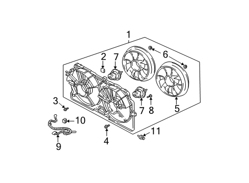 2000 Chevy Monte Carlo Cooling System, Radiator, Water Pump, Cooling Fan Diagram 3 - Thumbnail